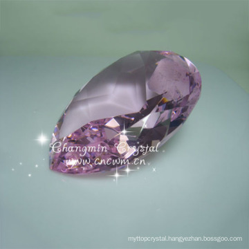 purple pebble shaped decorative crystal diamonds for wedding guests gifts